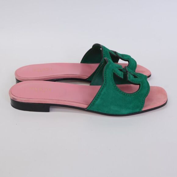 Gucci Interlocking G Cutout Sandals 35 - Picture 5 of 9